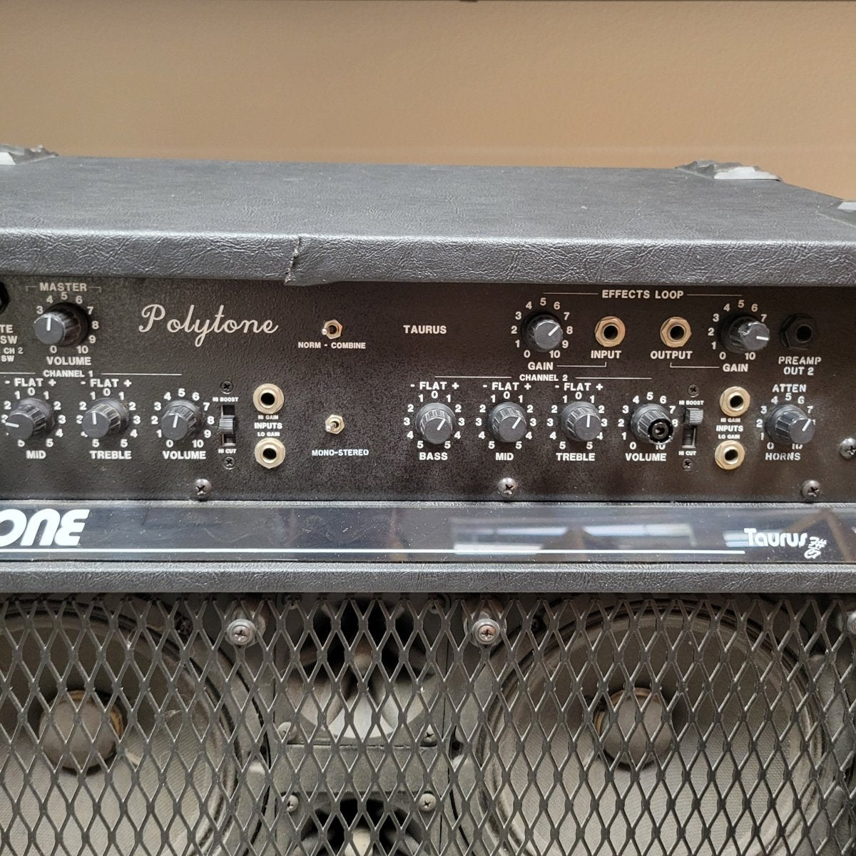 Polytone 1980s Taurus Elite 3-way Amplifier, Very Good - Mahar's Vintage Guitars