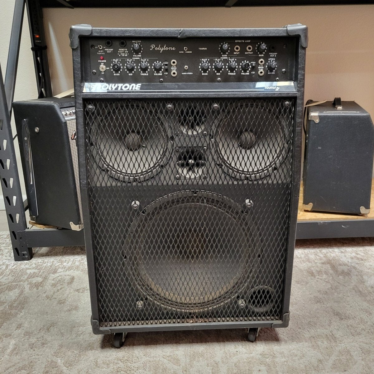 Polytone 1980s Taurus Elite 3-way Amplifier, Very Good - Mahar's Vintage Guitars