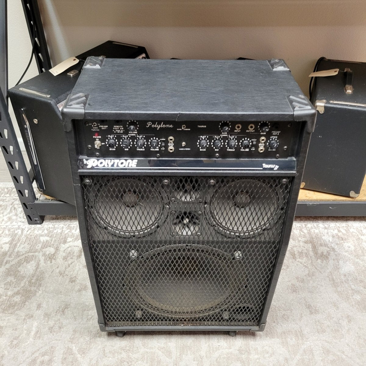 Polytone 1980s Taurus Elite 3-way Amplifier, Very Good - Mahar's Vintage Guitars