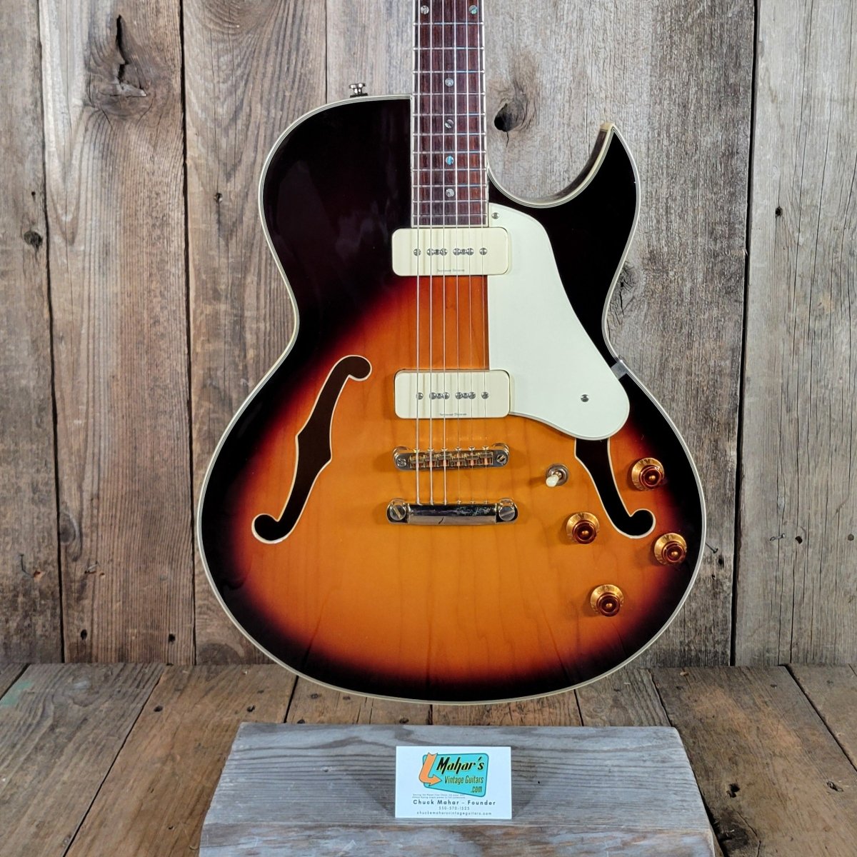 Prestige New Yorker Standard NYS 2012 Sunburst — SD P - 90s - Mahar's Vintage Guitars
