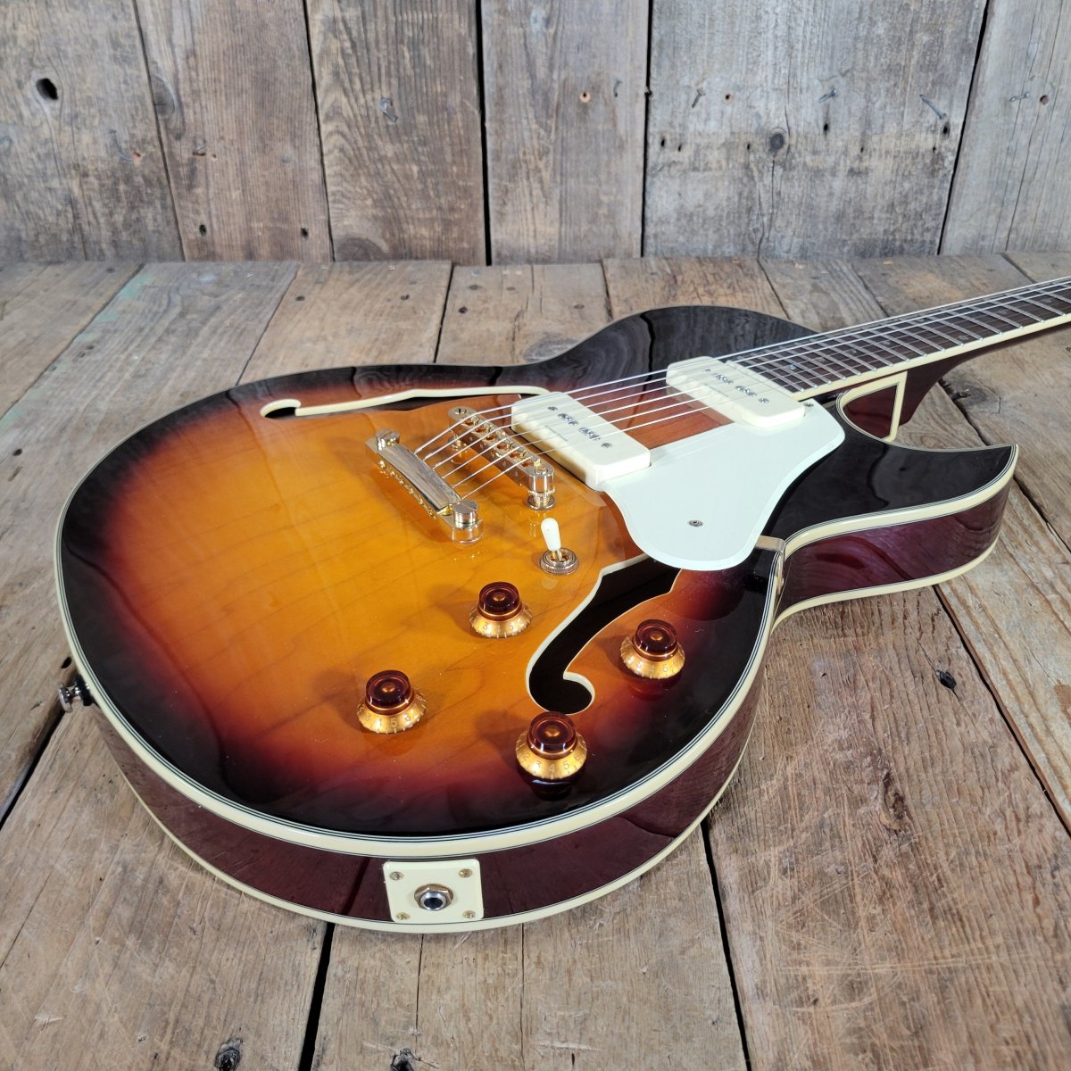Prestige New Yorker Standard NYS 2012 Sunburst — SD P - 90s - Mahar's Vintage Guitars