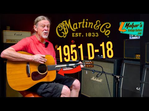 Martin D-18 1951 Vintage Dreadnought Acoustic Guitar
