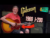 Gibson J-200 1969 – Highly Flamed Maple, One of 174 Made, Vintage Super Jumbo Acoustic