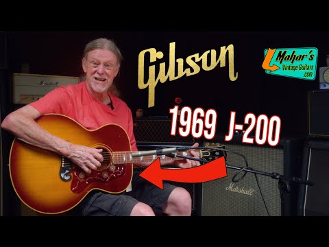 Gibson J-200 1969 – Highly Flamed Maple, One of 174 Made, Vintage Super Jumbo Acoustic