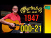 Martin 000-21 1947 – Vintage Brazilian Rosewood Acoustic Guitar
