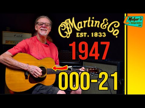Martin 000-21 1947 – Vintage Brazilian Rosewood Acoustic Guitar