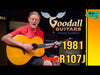 Goodall R107J Jumbo Acoustic 1981 San Diego Natural