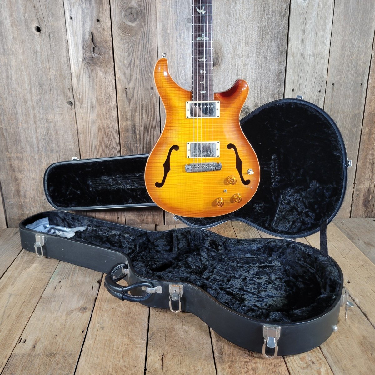 PRS 2004 Hollowbody II 10 Top & Back Piezo System w/ Case & Paperwork - Mahar's Vintage Guitars