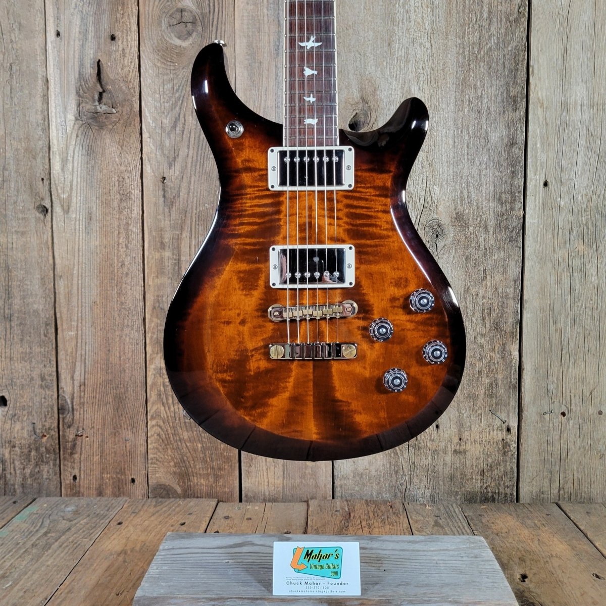 PRS 2020 S2 McCarty 594 Root Beer Burst Near Mint Bird Inlays - Mahar's Vintage Guitars