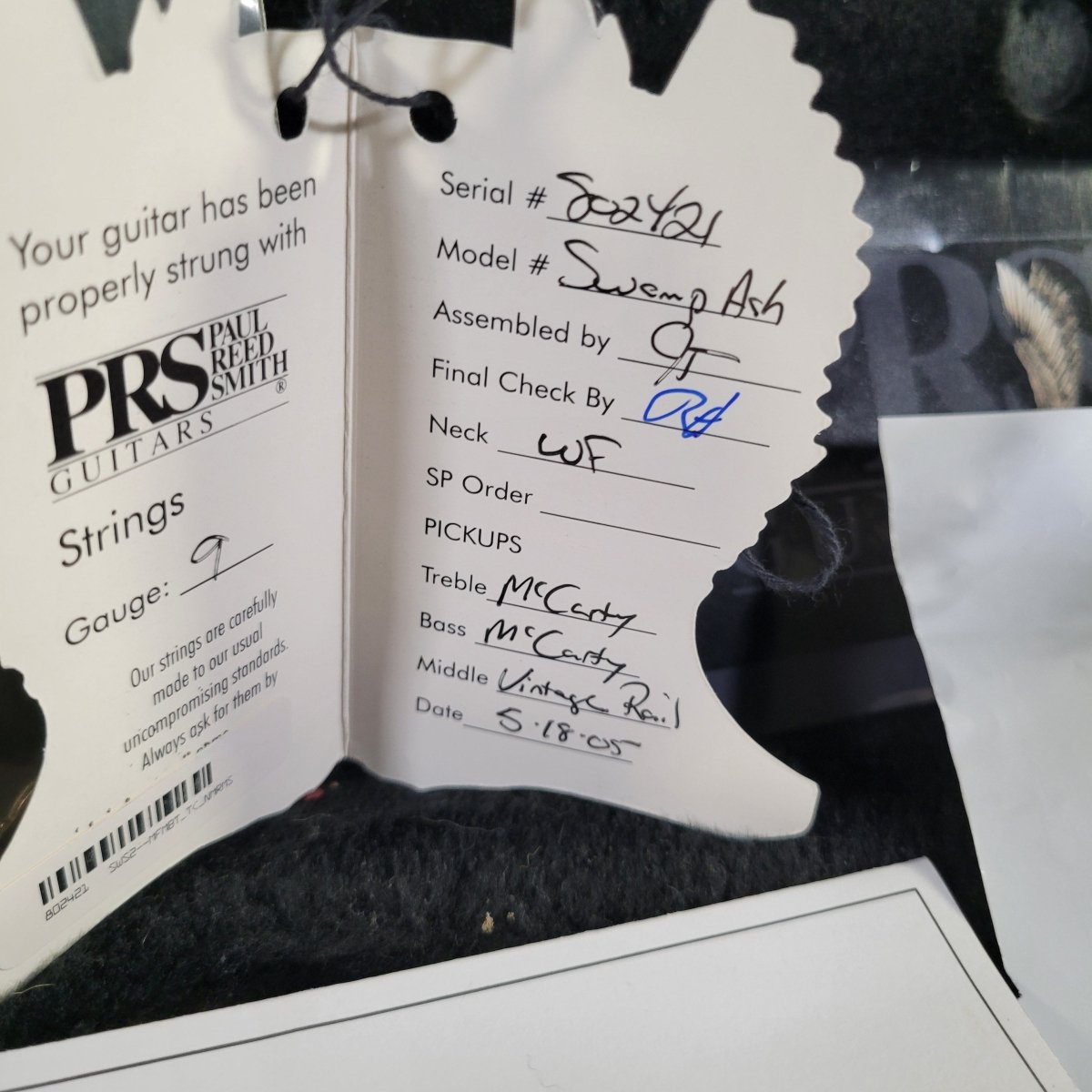 PRS Swamp Ash Special Cherry 2005 20th Anniversary - Mahar's Vintage Guitars