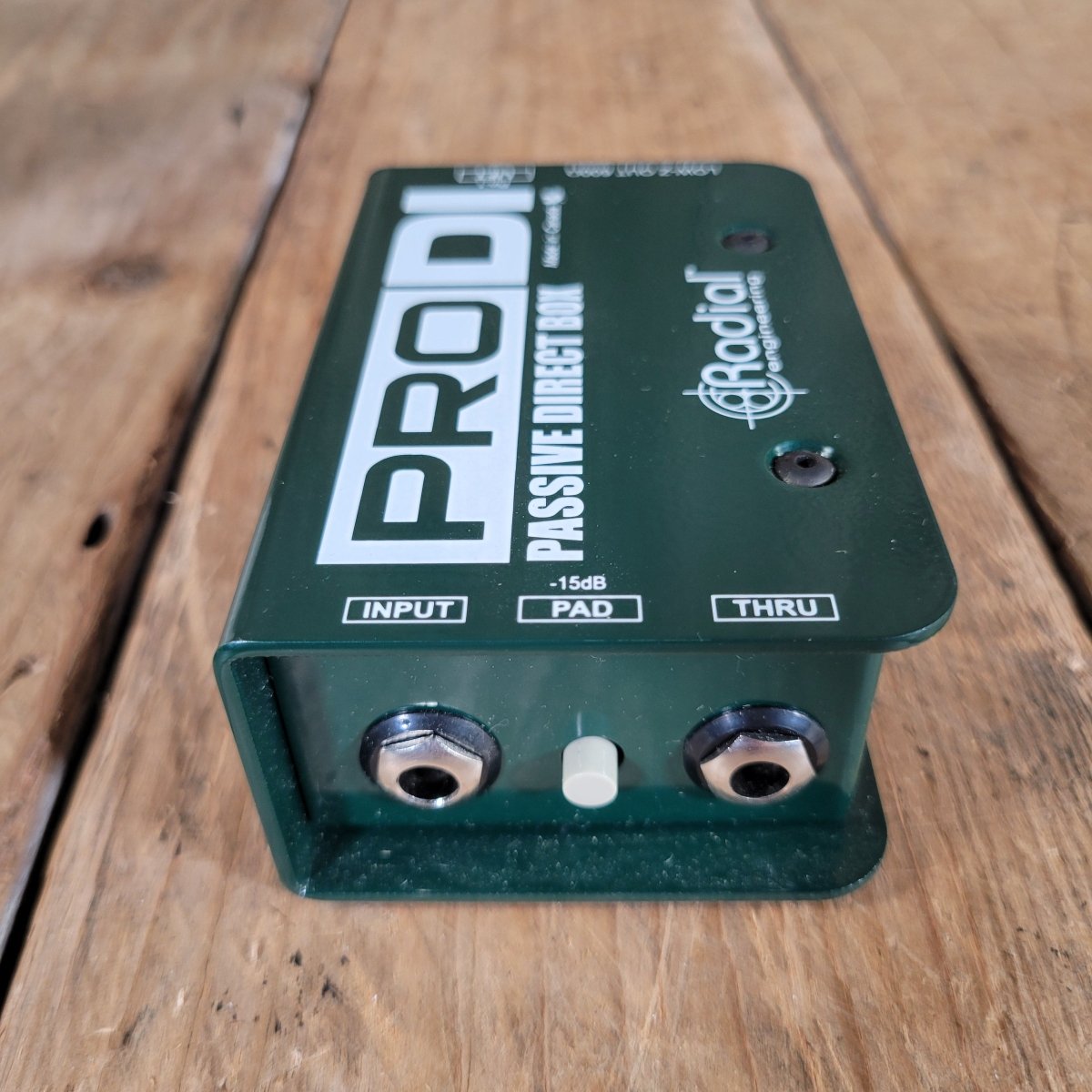 Radial ProDI Passive Direct Box — Mint in Box, Custom Transformer, Ground Lift - Mahar's Vintage Guitars