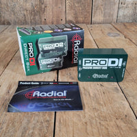 Radial ProDI Passive Direct Box — Mint in Box, Custom Transformer, Ground Lift - Mahar's Vintage Guitars