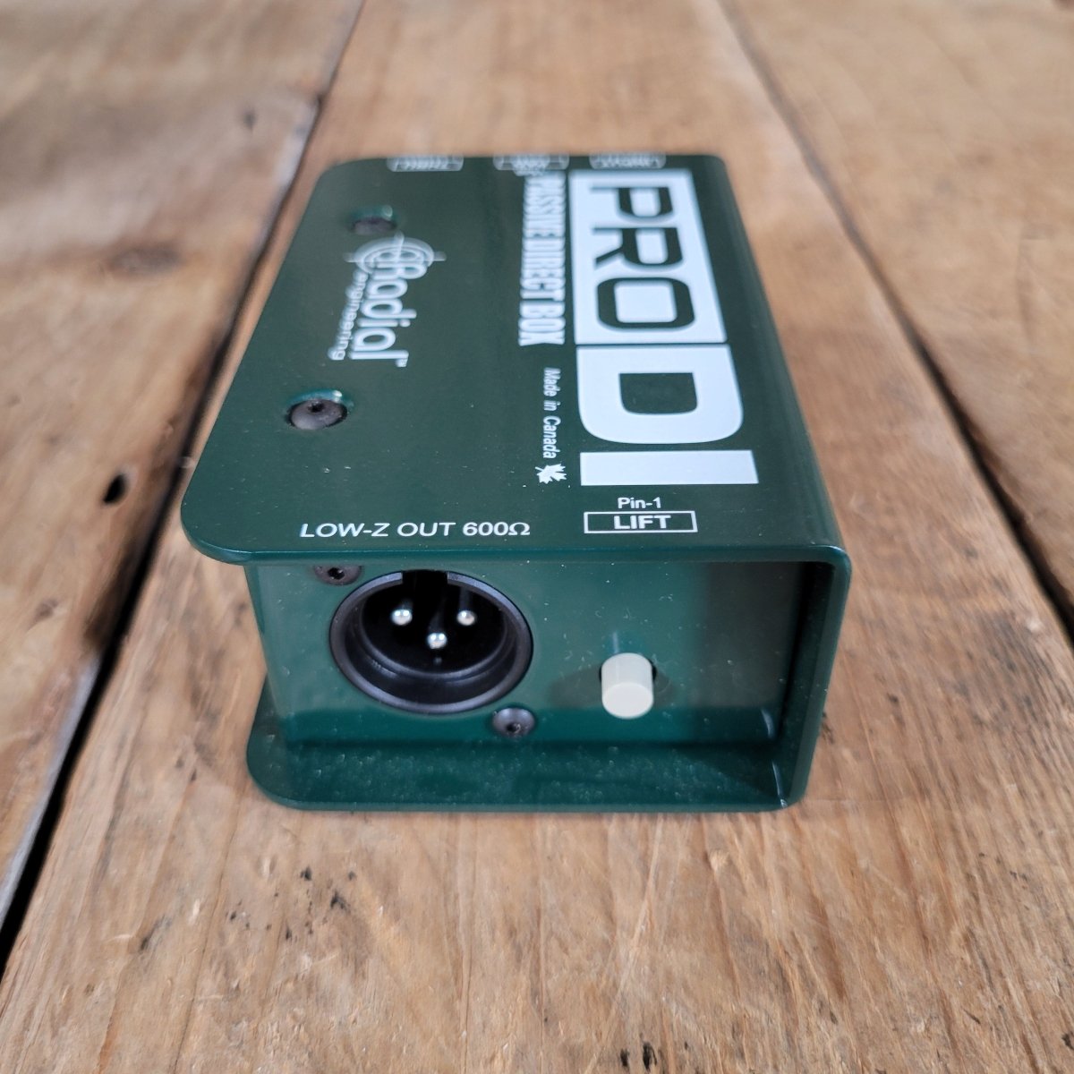 Radial ProDI Passive Direct Box — Mint in Box, Custom Transformer, Ground Lift - Mahar's Vintage Guitars