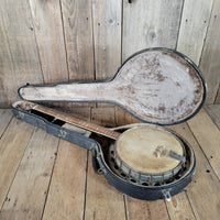 Radio Star 5 - String Banjo 1920s - 30s — As - Is Project, w/Case - Mahar's Vintage Guitars