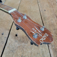 Radio Star 5 - String Banjo 1920s - 30s — As - Is Project, w/Case - Mahar's Vintage Guitars