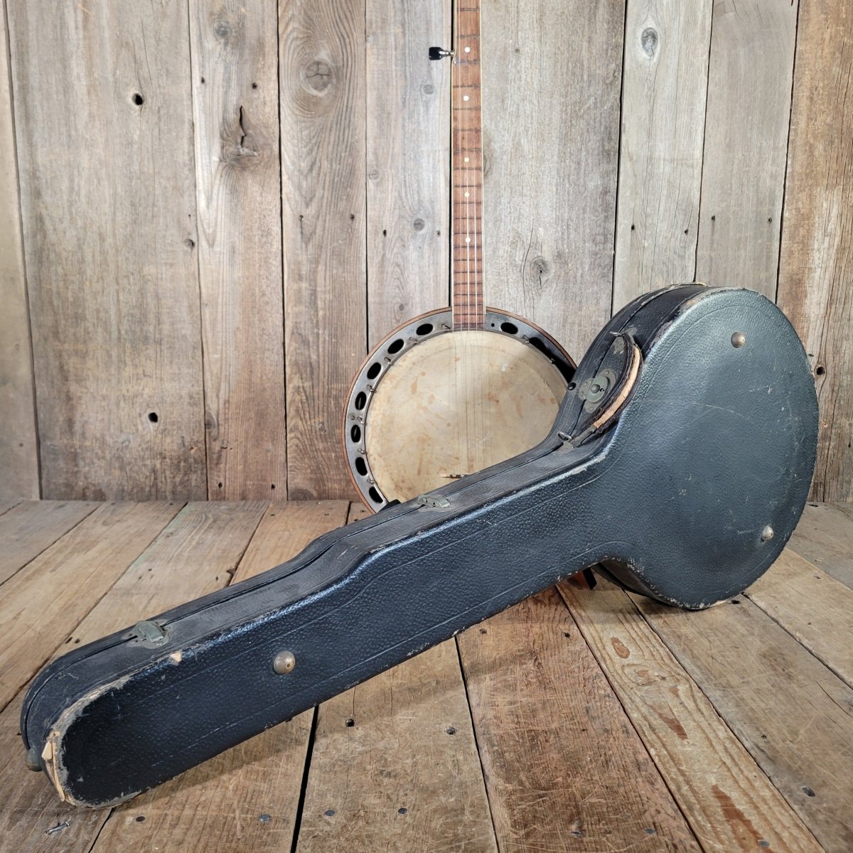 Radio Star 5 - String Banjo 1920s - 30s — As - Is Project, w/Case - Mahar's Vintage Guitars