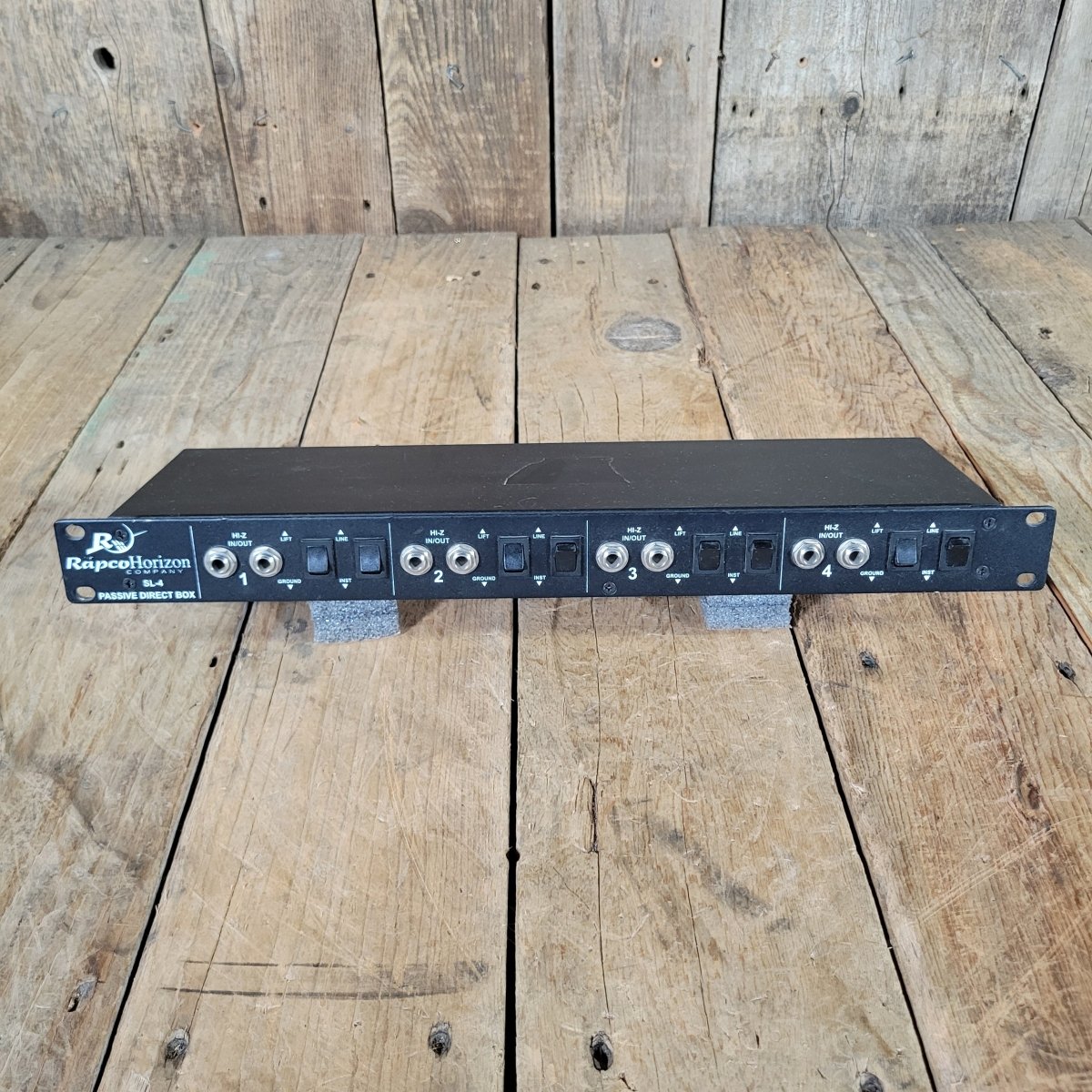 Rapco SL - 4 Rack Mount 4 channel passive direct box DI - Mahar's Vintage Guitars