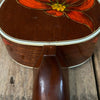 Rare 1930s "The Gibson" Poinsettia Ukulele – Hand - Painted Style 3 Soprano with Floral Motif 1926 - 1929 - Mahar's Vintage Guitars