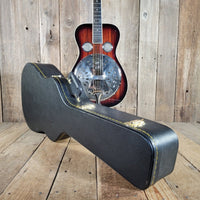 Recording King RR-50-VS Round Neck Resonator Guitar w/ Hard Case - Mahar's Vintage Guitars