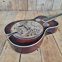 Recording King RR-50-VS Round Neck Resonator Guitar w/ Hard Case - Mahar's Vintage Guitars