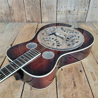Recording King RR-50-VS Round Neck Resonator Guitar w/ Hard Case - Mahar's Vintage Guitars