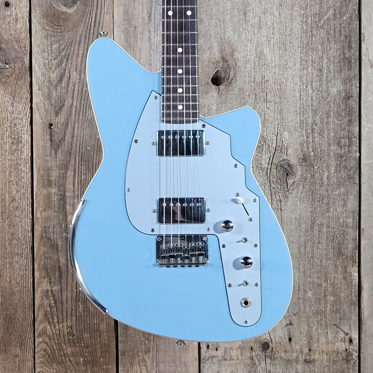 Reverend Rocco Electric Guitar – USA - Made, Railhammer Pickups, Unique Offset Design - Mahar's Vintage Guitars