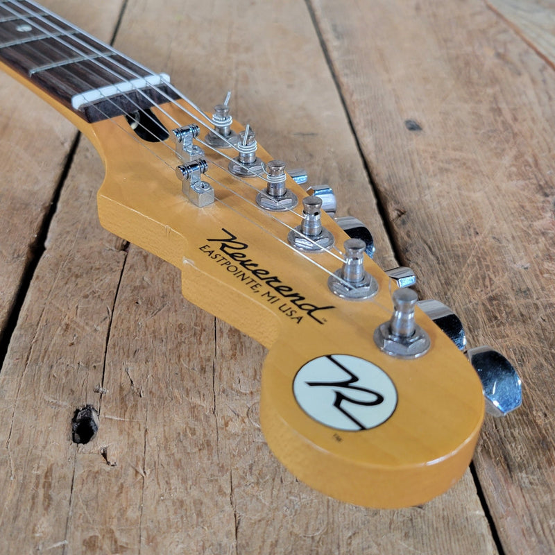 Reverend Rocco Electric Guitar – USA - Made, Railhammer Pickups, Unique Offset Design - Mahar's Vintage Guitars