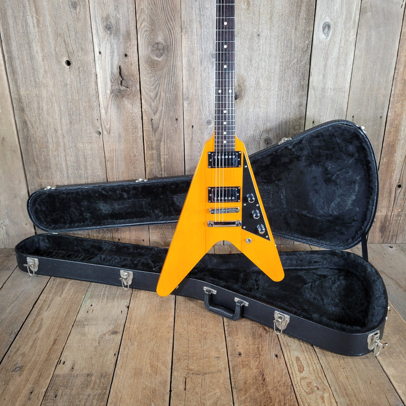 Reverend Volcano 2008 Korina V - Style Electric Guitar – Vintage Tone & Modern Playability - Mahar's Vintage Guitars
