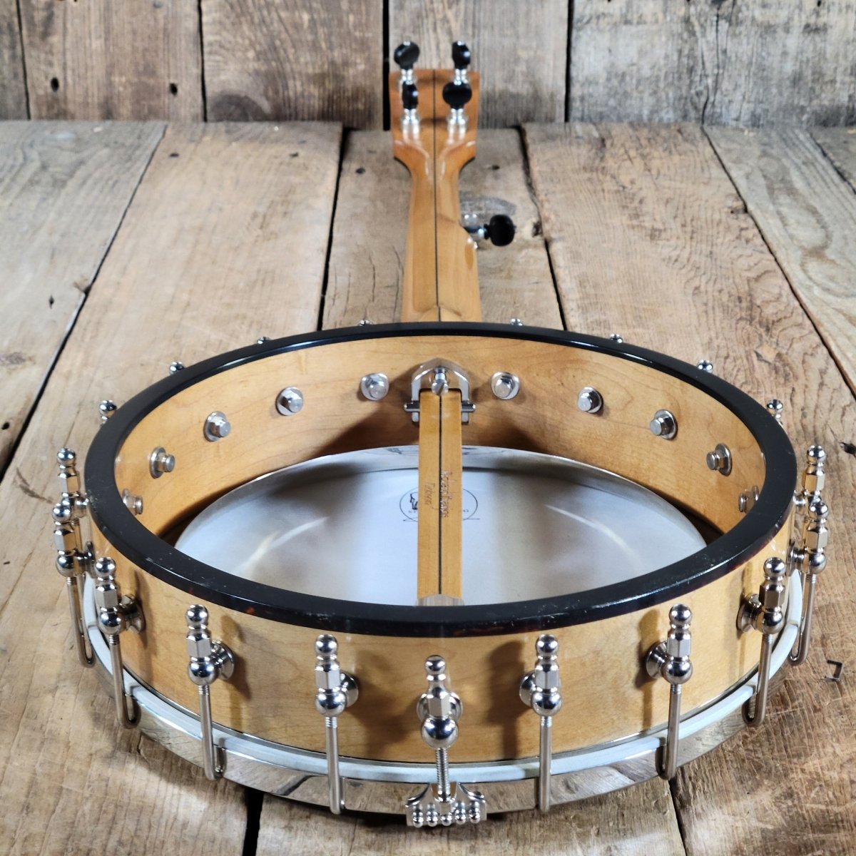 Rickard Dobson Banjo Custom Order w/ Metal Frailing Plate, Guardian Case, Near Mint - Mahar's Vintage Guitars