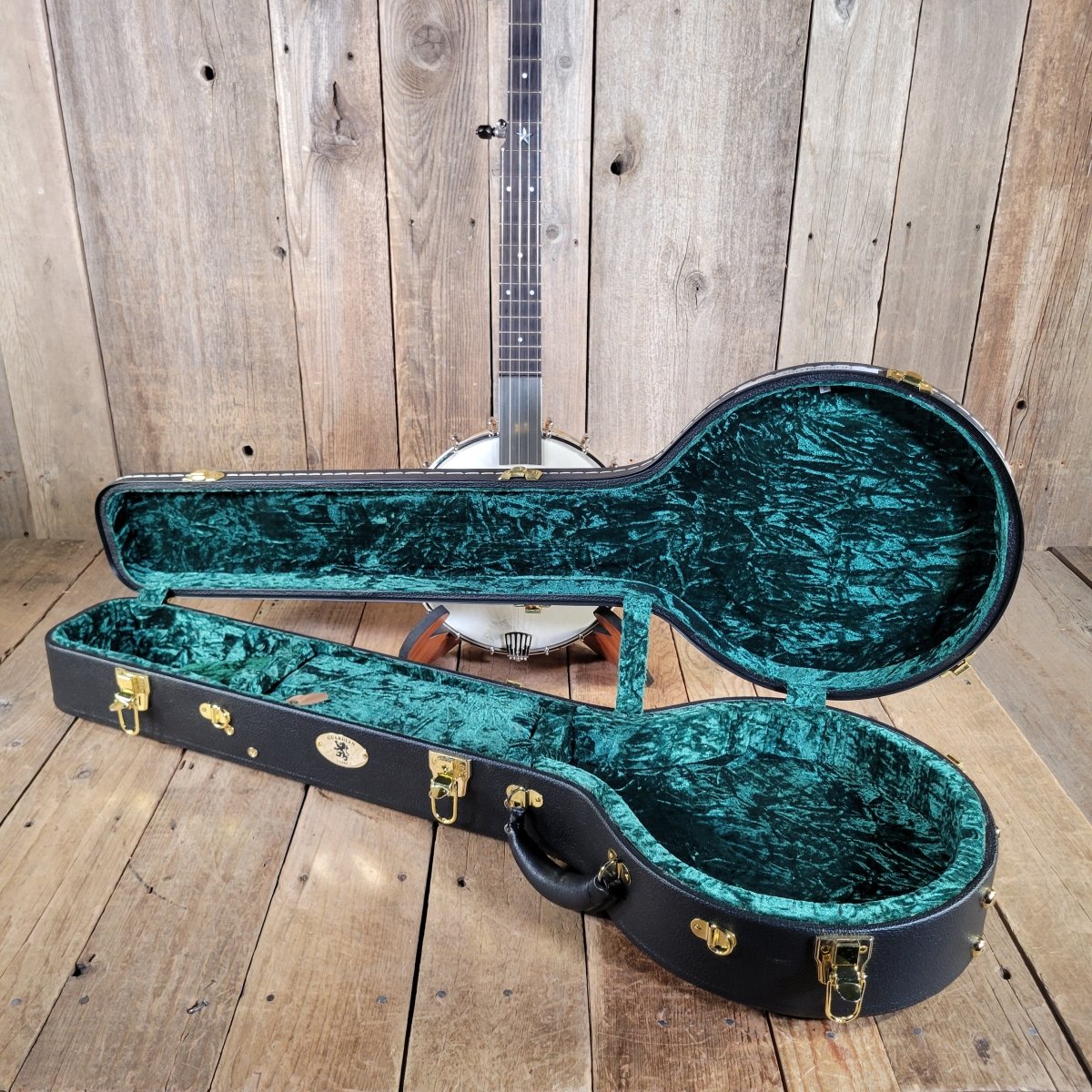 Rickard Dobson Banjo Custom Order w/ Metal Frailing Plate, Guardian Case, Near Mint - Mahar's Vintage Guitars