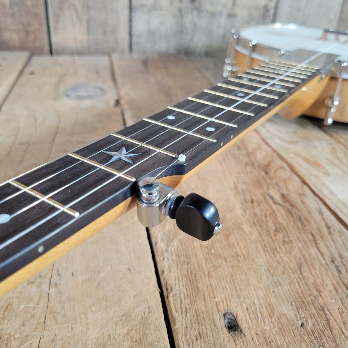 Rickard Dobson Banjo Custom Order w/ Metal Frailing Plate, Guardian Case, Near Mint - Mahar's Vintage Guitars