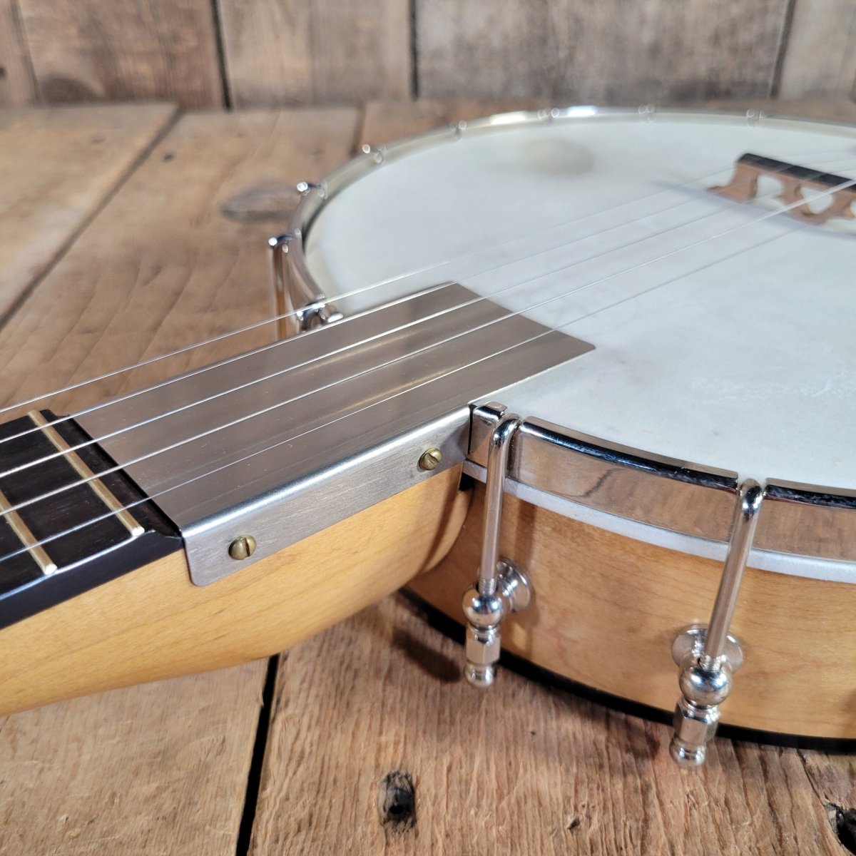 Rickard Dobson Banjo Custom Order w/ Metal Frailing Plate, Guardian Case, Near Mint - Mahar's Vintage Guitars