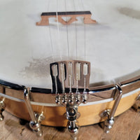 Rickard Dobson Banjo Custom Order w/ Metal Frailing Plate, Guardian Case, Near Mint - Mahar's Vintage Guitars