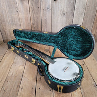 Rickard Dobson Banjo Custom Order w/ Metal Frailing Plate, Guardian Case, Near Mint - Mahar's Vintage Guitars