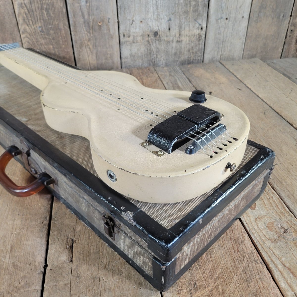 Rickenbacher 1937 Model 59 Electro Lap Steel Ivory Excellent - Mahar's Vintage Guitars