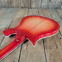 Rickenbacker 2023 660 6 String Fireglo Flamed, Original Case Near Mint - Mahar's Vintage Guitars