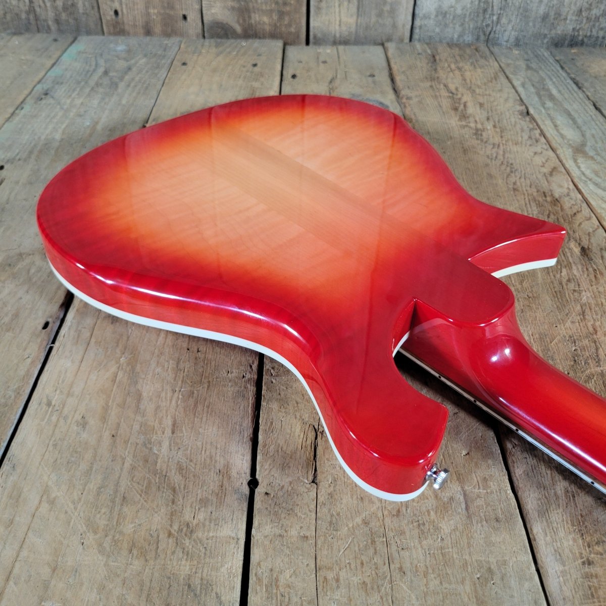 Rickenbacker 2023 660 6 String Fireglo Flamed, Original Case Near Mint - Mahar's Vintage Guitars