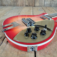 Rickenbacker 2023 660 6 String Fireglo Flamed, Original Case Near Mint - Mahar's Vintage Guitars