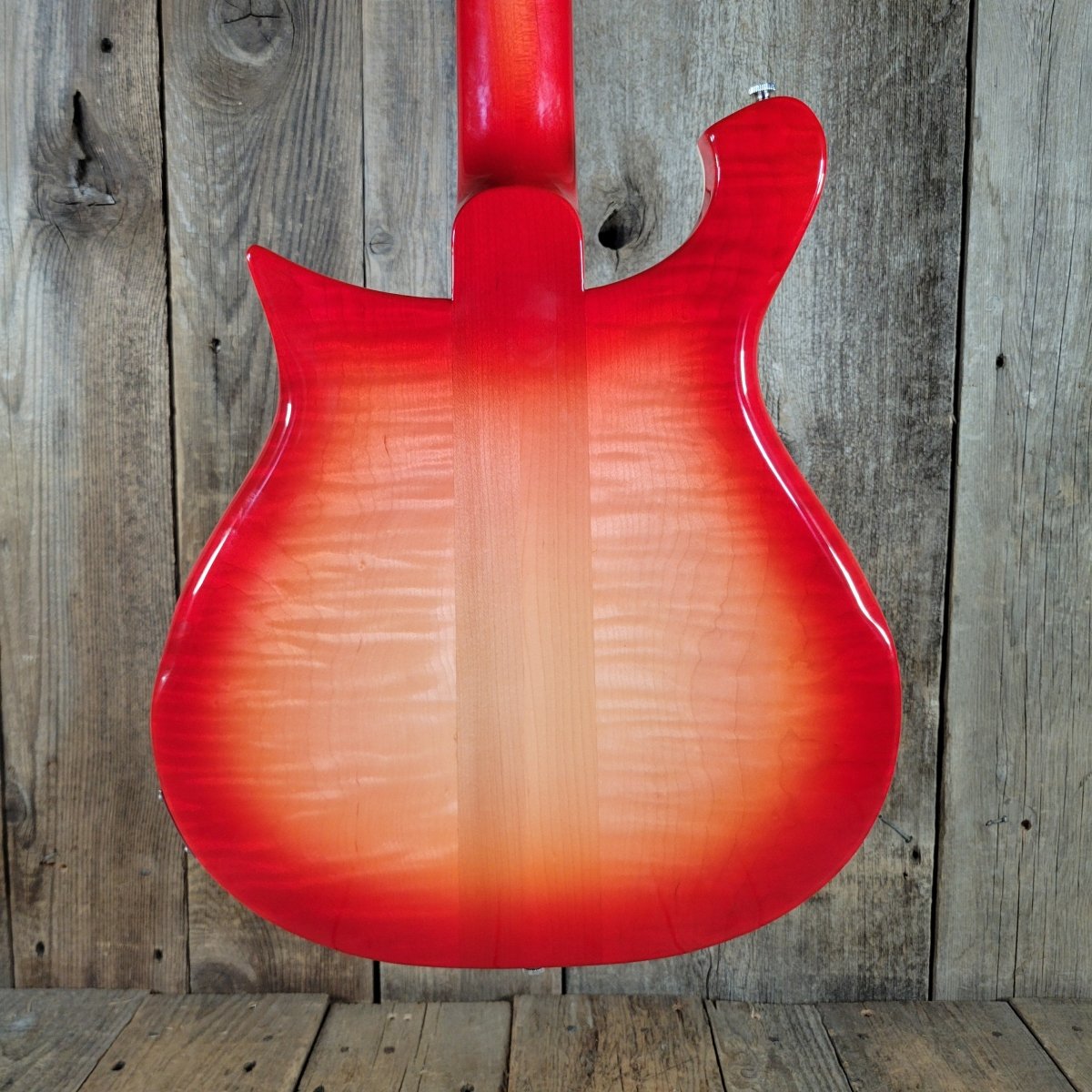 Rickenbacker 2023 660 6 String Fireglo Flamed, Original Case Near Mint - Mahar's Vintage Guitars