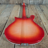 Rickenbacker 2023 660 6 String Fireglo Flamed, Original Case Near Mint - Mahar's Vintage Guitars