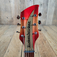 Rickenbacker 2023 660 6 String Fireglo Flamed, Original Case Near Mint - Mahar's Vintage Guitars