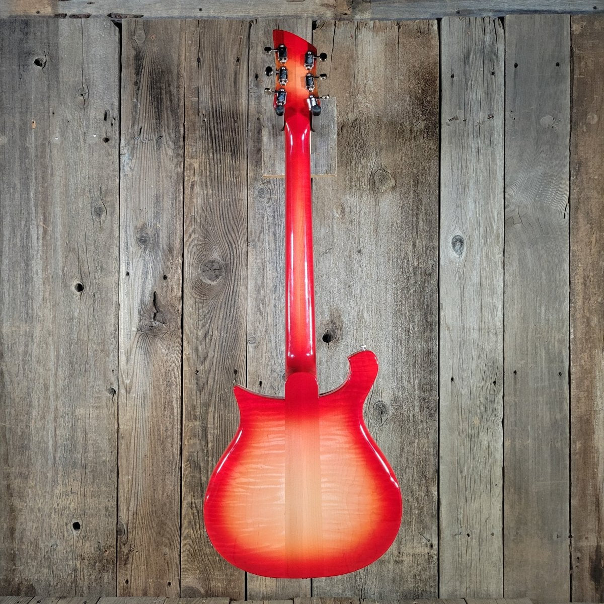 Rickenbacker 2023 660 6 String Fireglo Flamed, Original Case Near Mint - Mahar's Vintage Guitars