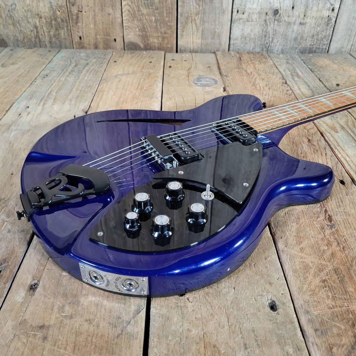 Rickenbacker 360 6 - String 1989 Midnight Blue w/ Original Case & Paperwork - Mahar's Vintage Guitars