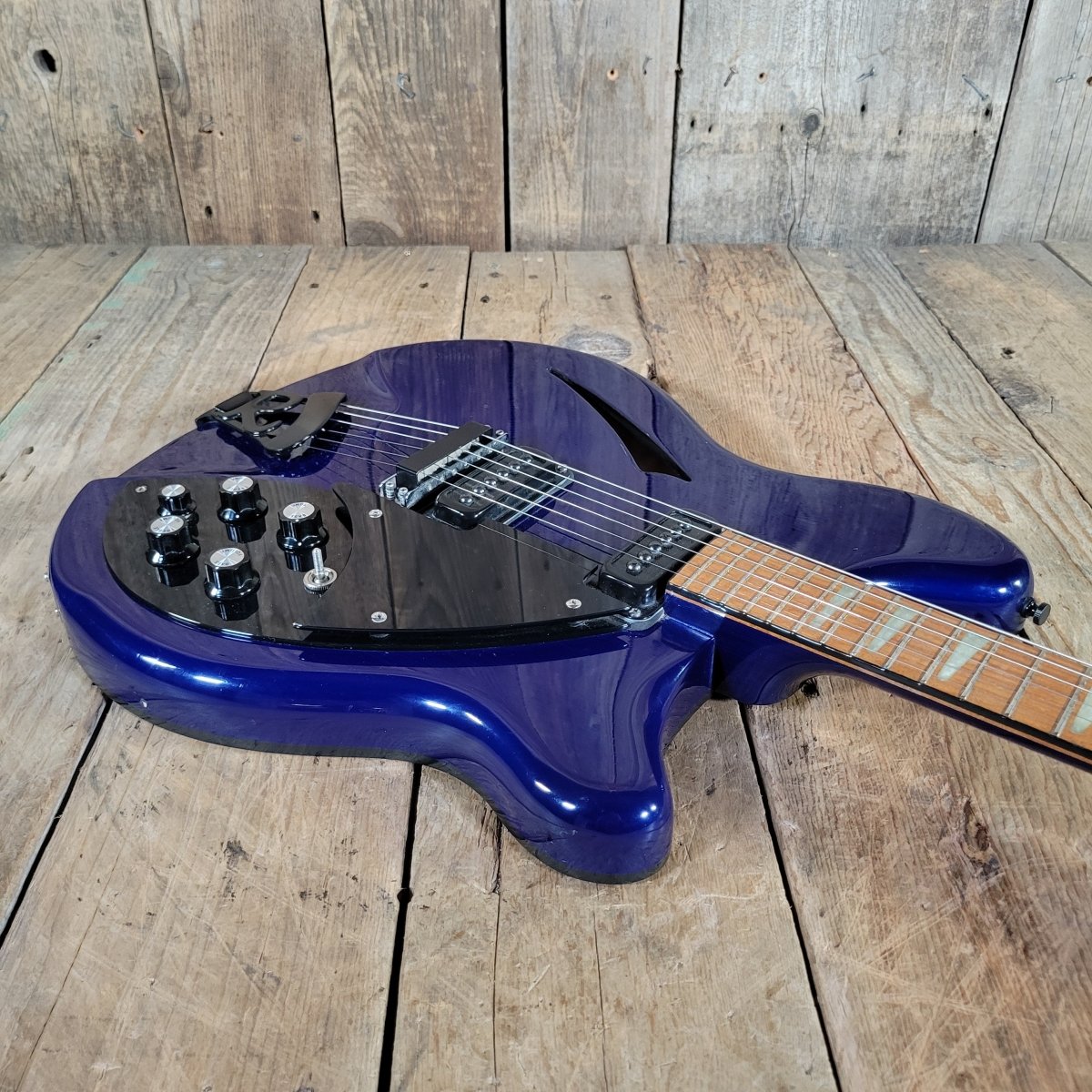Rickenbacker 360 6 - String 1989 Midnight Blue w/ Original Case & Paperwork - Mahar's Vintage Guitars