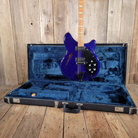 Rickenbacker 360 6 - String 1989 Midnight Blue w/ Original Case & Paperwork - Mahar's Vintage Guitars