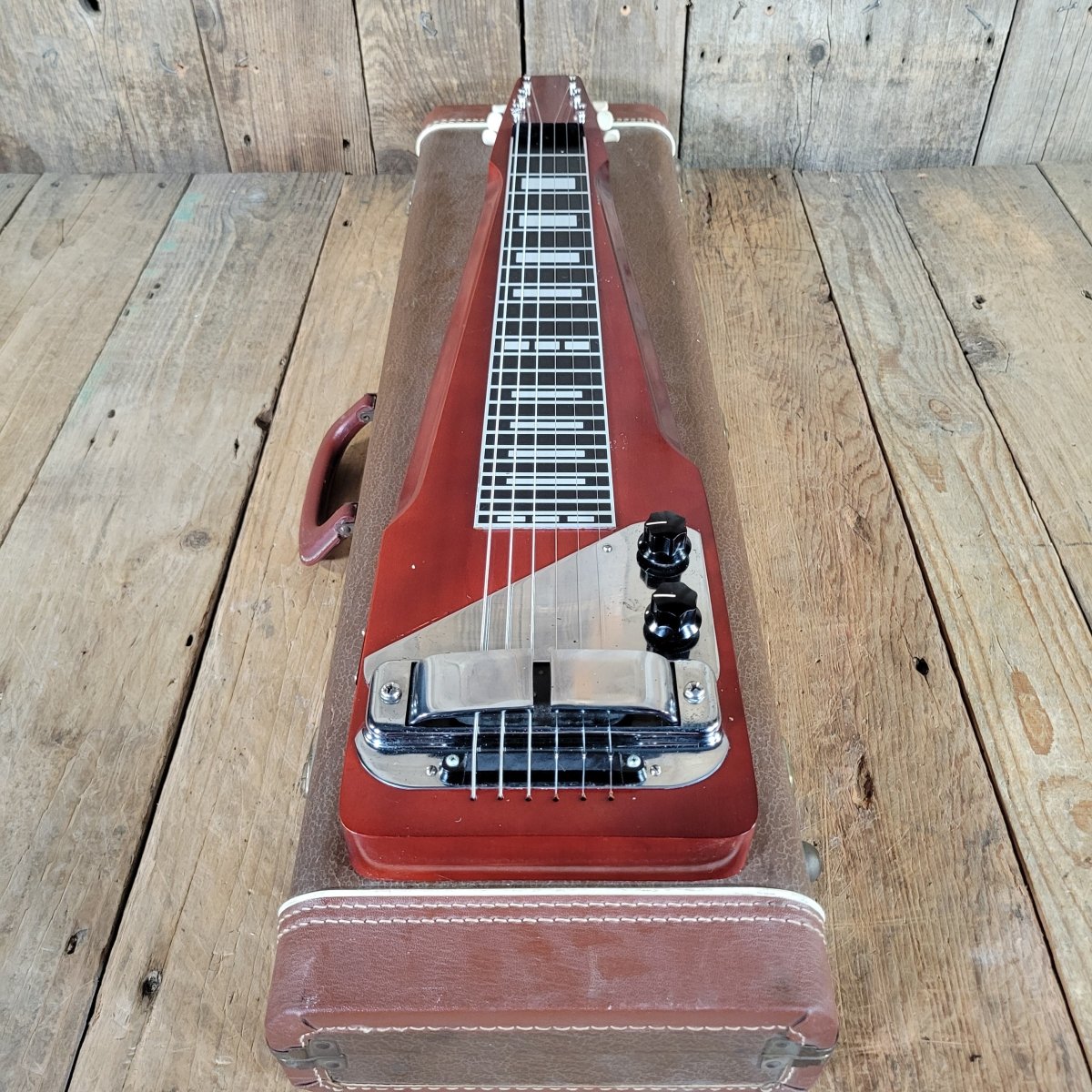 Rickenbacker Electro M - 100 Lap Steel 1962 Red — Horseshoe PU - Mahar's Vintage Guitars