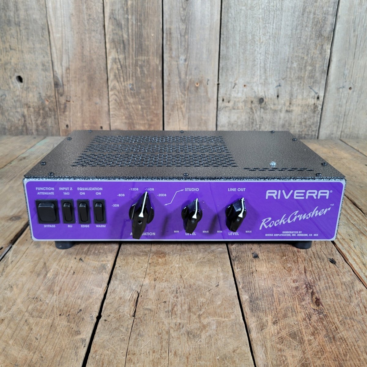 Rivera Rock Crusher Guitar Amplifier Attenuator Purple - Mahar's Vintage Guitars
