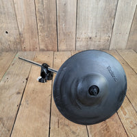 Roland CY - 12R/C V Drum 12" Ride / Crash with Stand, Mount and Cable - Mahar's Vintage Guitars