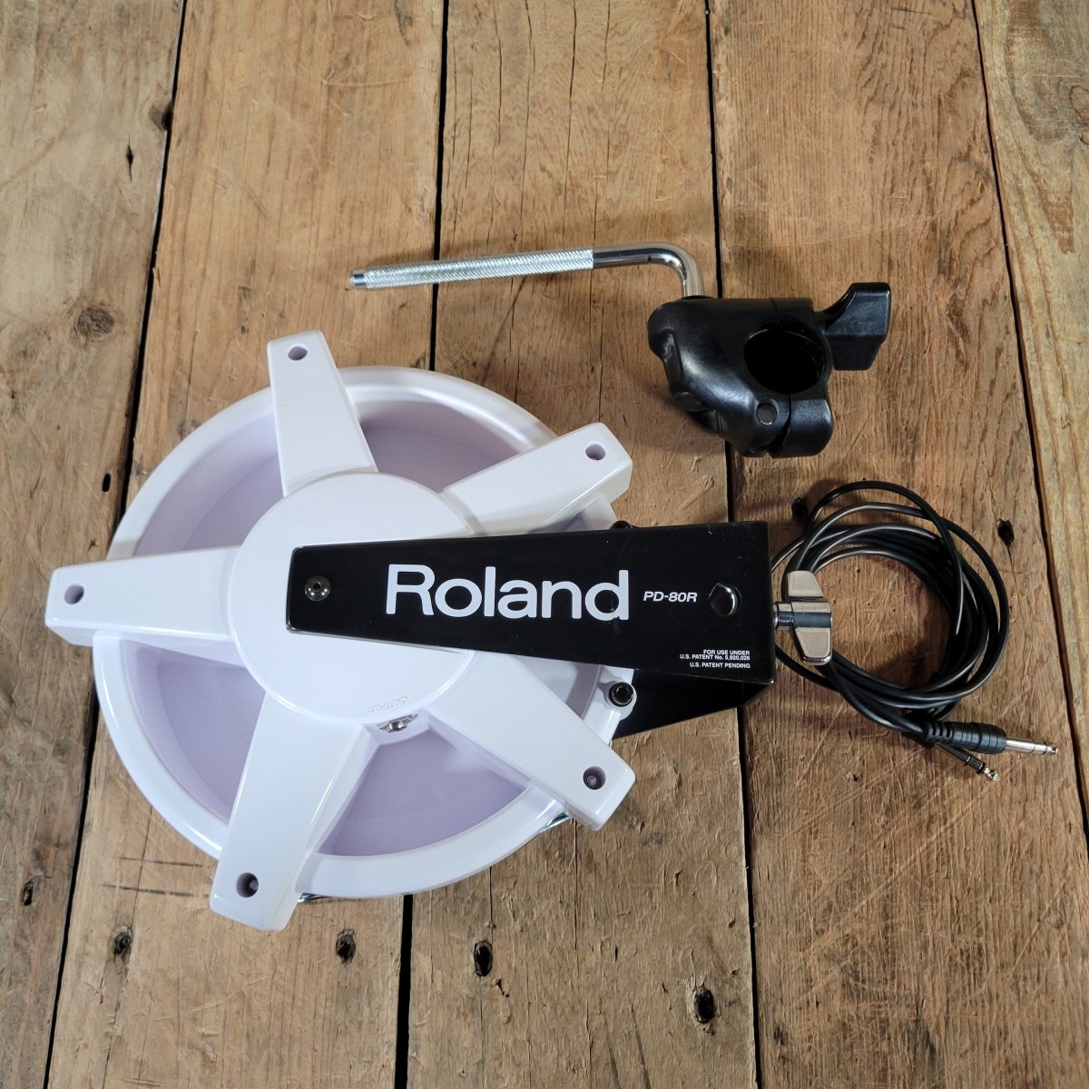 Roland PD - 80WT V Drum 8" Mesh Head Trigger W/ Cable & Mount - Mahar's Vintage Guitars