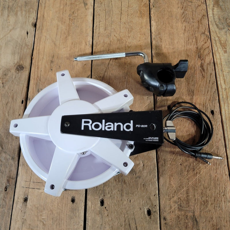 Roland PD - 80WT V Drum 8" Mesh Head Trigger W/ Cable & Mount - Mahar's Vintage Guitars